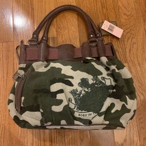 COPY - BRAND NEW WITH TAGS ARMY GREEN JUICY COUTURE BAG